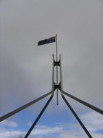 Flag over Parliment