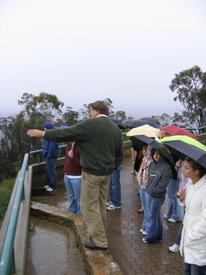 Dr. Greg Pemberton leading Canberra trip