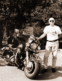 Stan with his Harley