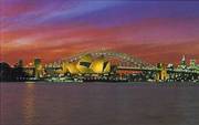 opera house at night