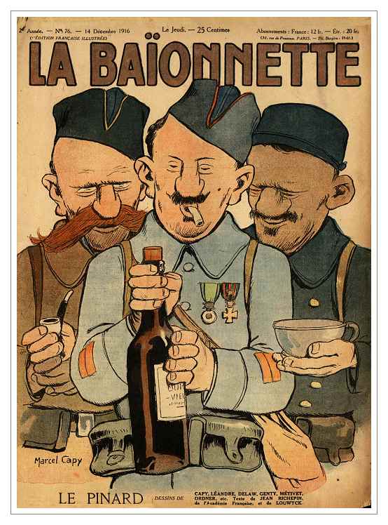 Baionette cover: drinking pinard