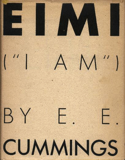 Dust-jacket of the 1933 edition of EIMI