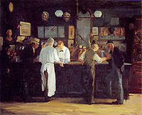 Sloan painting of McSorley's